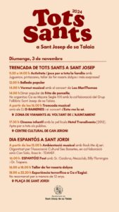 Actividades de tots sants en sant josep