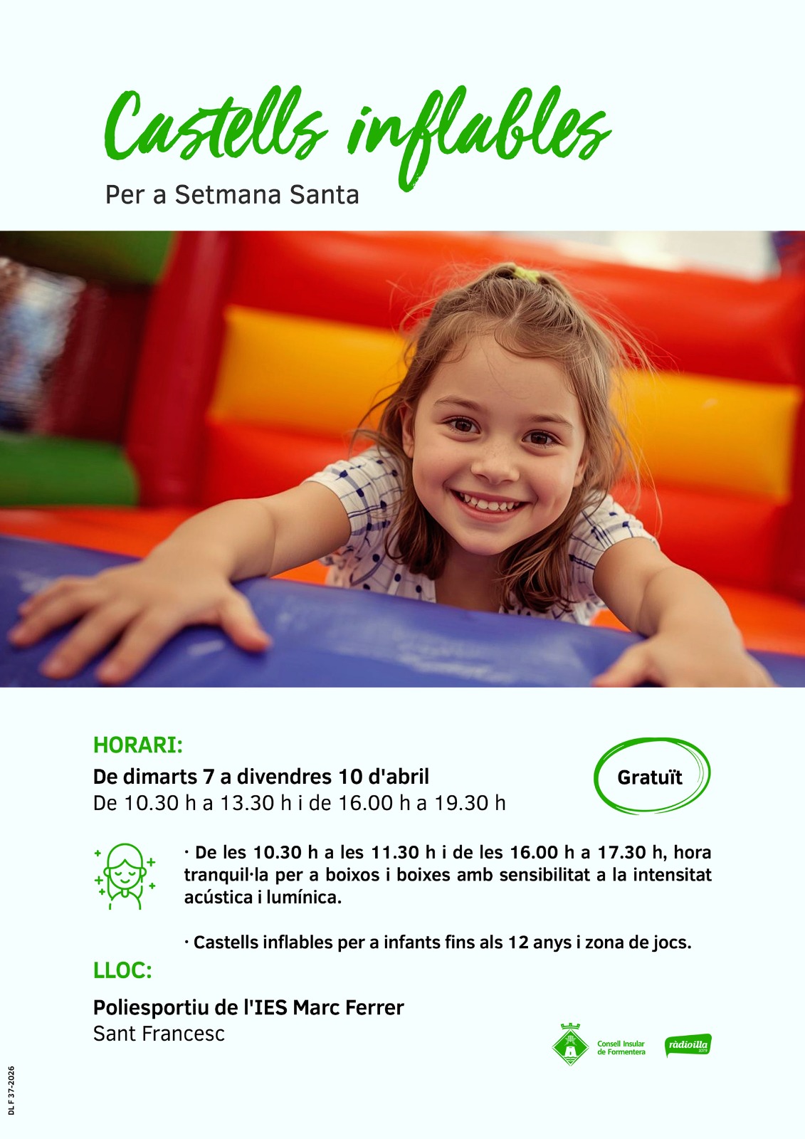 castillos hinchables formentera semana santa 2026