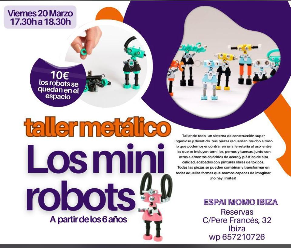 taller robots espai momo marzo 2026
